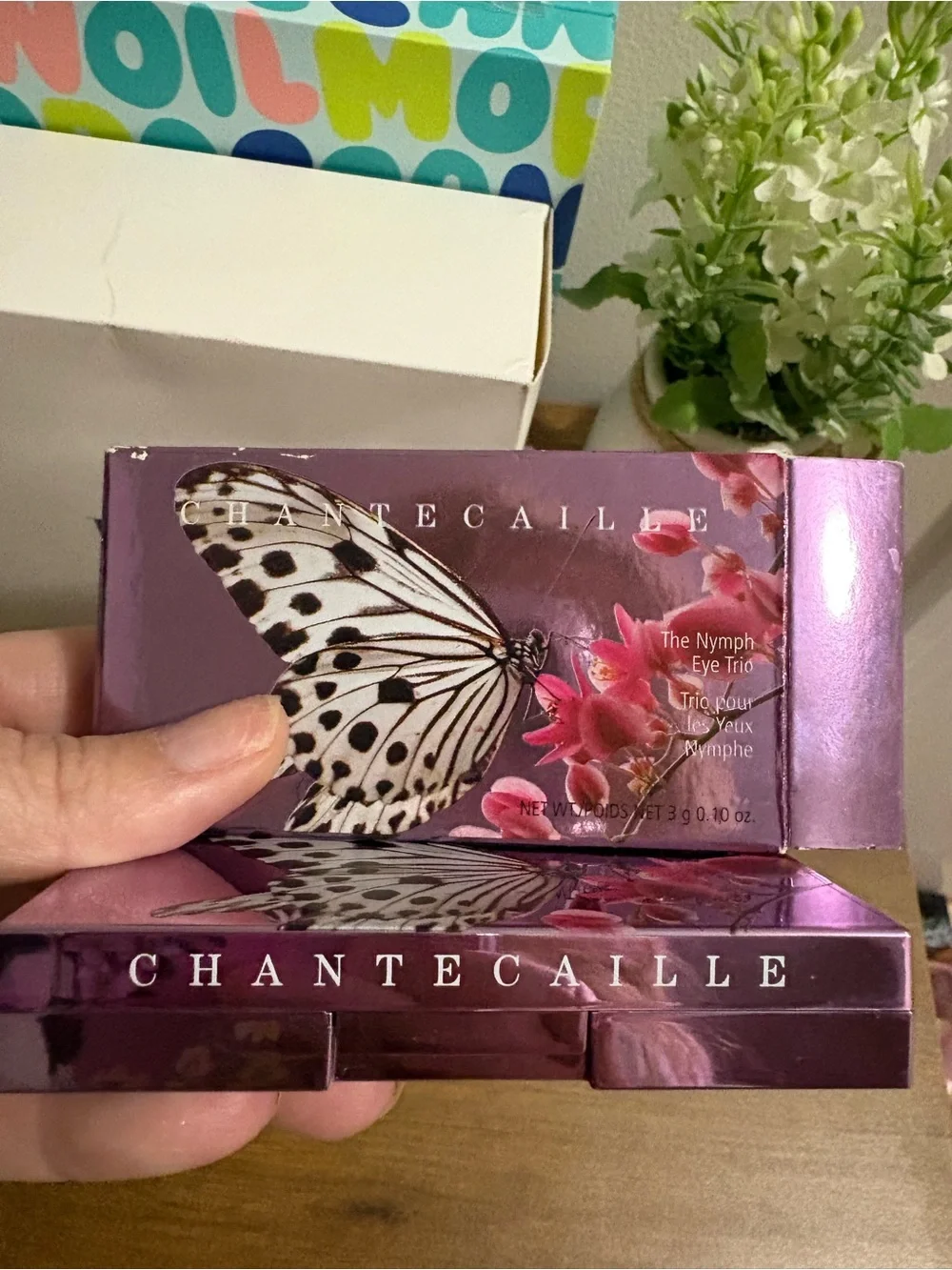 Chantecaille The Nymph Eye Trio Butterfly Eyeshadow Palette Limited MSRP $80